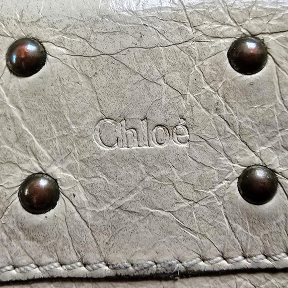 Chloé Cream Leather Key Wallet - Picture 2 of 7